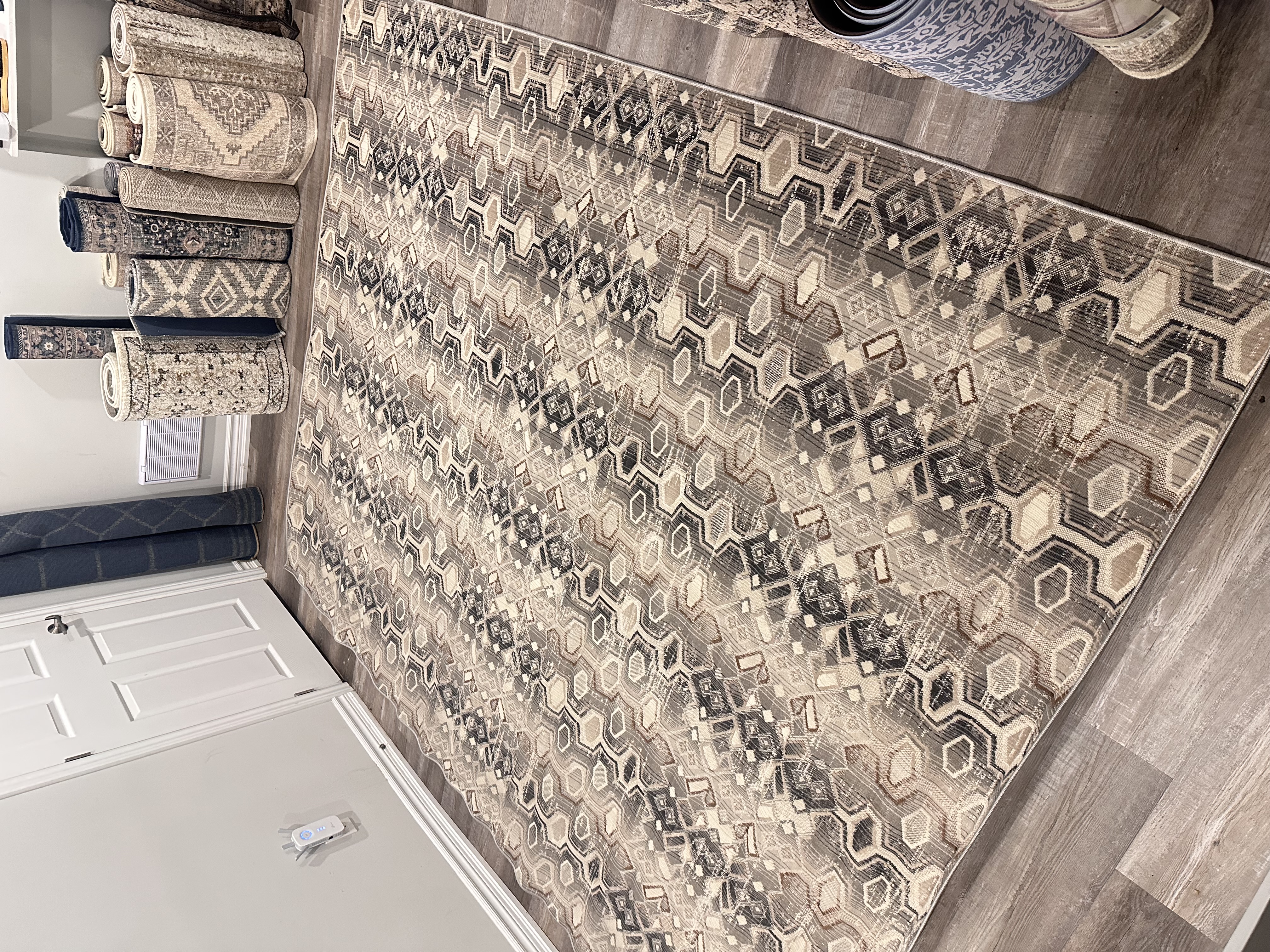 Gertmenian Sierra Mohave Gray Beige 8x10 Indoor/Outdoor Rug