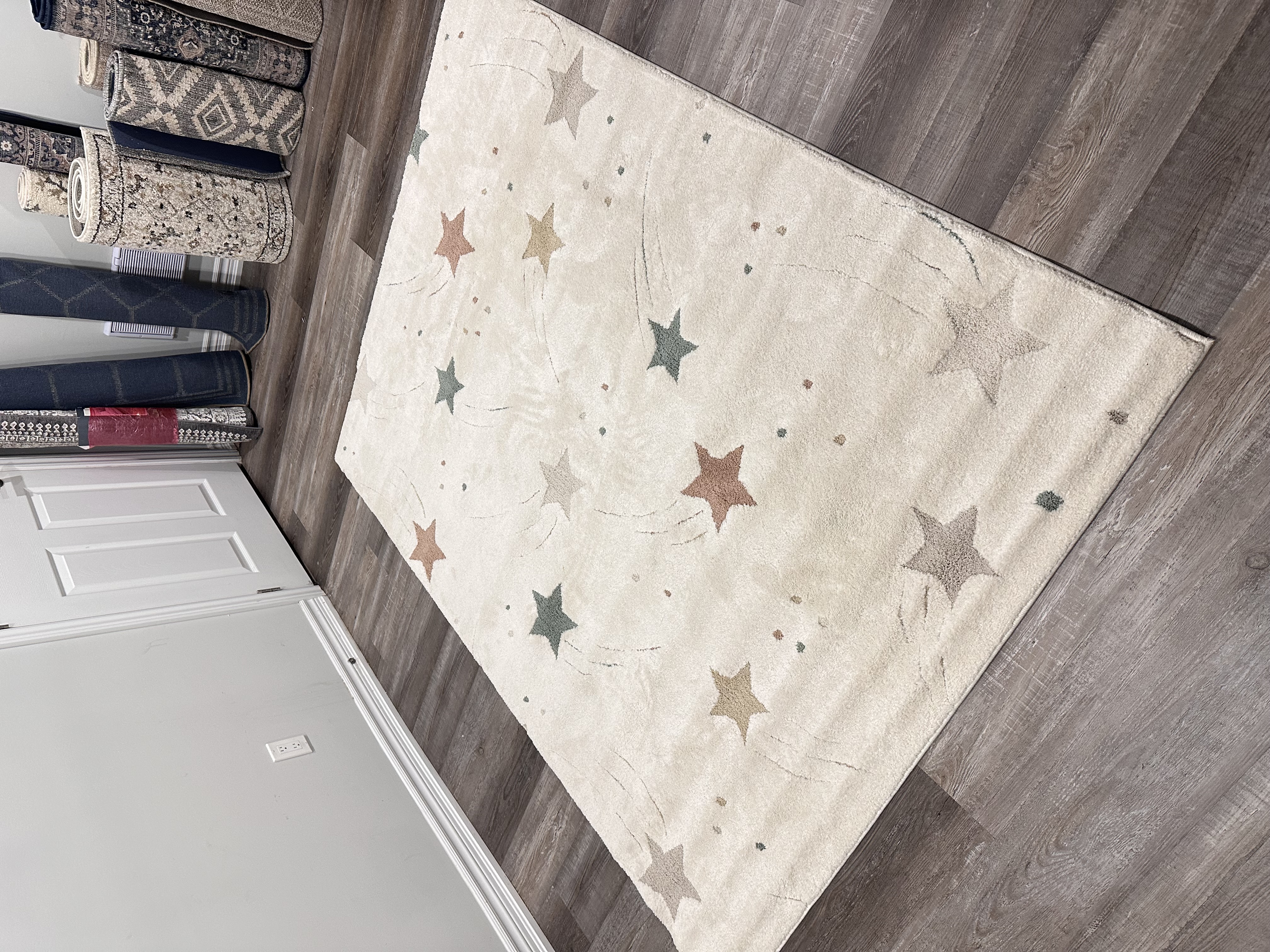 Town & Country Living Super Star Galaxy 5’3” x 7’ Kids Area Rug
